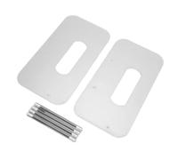 Aramox Distributeur d'assiettes en Papier, Organisateur d'assiettes en Acrylique pour un Rangement de 7 à 12 Pouces, Solution Peu Encombrante pour la Cuisine et les événements en Plein Air