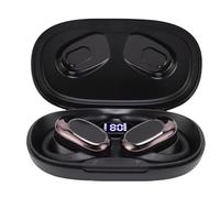 Aramox Écouteurs de Traduction Bluetooth AI sans Fil, Incluez Plus de 164 Langues Tradator Earbuds Device pour Voyager, Apprentissage, Réunion, Appeler (Black)