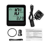 Aramox Écran LCD pour Vélo électrique, Compteur de Vitesse, Compteur Kilométrique, 24 Fonctions, 1,8 X 1,6 X 0,6 Pouces, pour les Navetteurs sur Route en Montagne et les Cyclistes de Fitness (filaire)