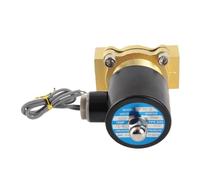 Aramox Électrovanne 24 V CC, Vanne d'eau en Laiton Normalement Fermée DN20 3 4 Pouces, Pression 1 MPa Joint NBR 23 F à 212 F pour le Contrôle de l'eau, de l'air, du Gazole dans 'irrigation de