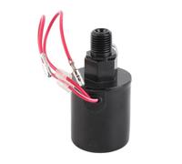 Aramox Électrovanne à Air électrique, électrovanne de Klaxon à Air en Métal chromé 12 V 24 V, Sortie NPT 200 PSI 1 4 Po pour Tuyau OD de 1 4 Po, Utilisateurs du Système d'Air de Klaxon de Voiture