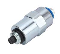 Aramox Electrovanne C25 Électrovanne D'arrêt de Carburant, 0-129-06 9108.073A Adaptée pour AX BX C15 C25 CX, Remplacement du Solénoïde D'arrêt de Carburant avec Structure Robuste