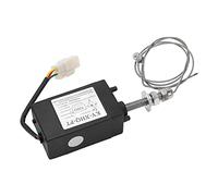 Aramox Électrovanne d'arrêt en Acier Inoxydable ABS, Force de Traction 150 N, Réponse 1,5 S, Course de 45 Mm pour Générateur, Machine, Carburant, Air, Contrôle du Gaz (Mise hors tension NC 24V)
