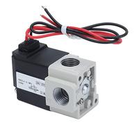 Aramox Électrovanne Pneumatique G1/4 2 Positions 3 Voies (AC 220V)