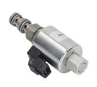 Aramox Électrovanne pour Chargeuse-pelleteuse, Ensemble électrovanne 12 V en Acier allié, Remplace 25 105200 26 960900, Installation Facile pour Chargeuses 3CX 214 215 216 217