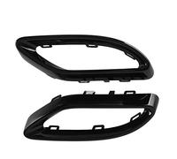 Aramox Embouts d’Échappement pour W205 AMG Line Pre-Facelift 2015-2018, Noir Brillant, Paire Droite/Gauche