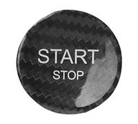 Aramox Engine One Key Start Stop Button Switch Cover Allumage Starter Switch Sticker Protection Button Cover Remplacement pour 408 308S 508 DS5 C4 (Le Noir)