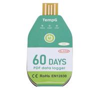 Aramox Enregistreur de Données de Données de Température USB Enregistreur de Données de Température IP67 Logueur PDF Jetable pour le Transport de la Chaîne du Froid (60 jours)