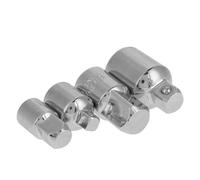 Aramox Ensemble Adaptateur d'impact et Réducteur, Construction en Acier chromé, Adaptateur de Douille Polyvalent pour les Réparations Automobiles et Domestiques, Tailles 1/2, 3/8, 1/4 Pouces (SILVER)