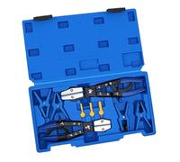 Aramox Ensemble de Bouchons de Liquide de Tuyau, Pinces de Serrage de Conduite de Carburant de 8 Pouces et 10 Pouces, Outils de Réparation de Tuyau de Bouchon avec étui pour Voitures