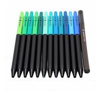 Aramox Ensemble de Crayons de 12 Couleurs, 12 Couleurs Vives, 3.0mm D'épaisseur, Crayons de Type Presse avec Taille-crayon pour L'écriture, le Dessin, L'esquisse, L'artisanat D'art