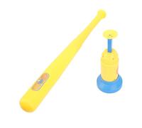 Aramox Ensemble de Frappeurs de Baseball Polyvalent pour Enfants, avec 3 Balles et Batte, Favorise Le Travail D'équipe et Les Compétences Compétitives des Enfants