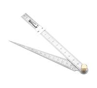 Aramox Ensemble de Jauge de Fe dans le Linge de Soudage en Acier Inoxydable, GAGE, Graduations Faciles à Lire, Outil de Mesure du Spectacle pour Mesurer le Diamètre Intérieur, la Taille du Trou, la