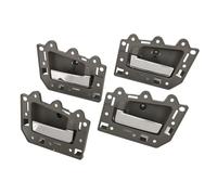 Aramox Ensemble de Poignées de Porte Intérieures, Adaptées pour 2005-2011, Matériau ABS Robuste, Prise Confortable, Avant, Arrière, Gauche et Droite, 4 Pièces de