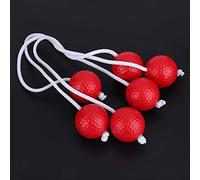Aramox Ensemble de Remplacement de Boule d'échelle, 3 Paires de Bolas de Lancer en Caoutchouc Synthétique, Cordon en Nylon de 42 Mm d'épaisseur, Balles de Lancer 'échelle Intérieure et Extérieure
