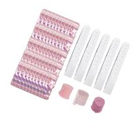 Aramox Ensemble de Signets en Acrylique, Blancs Acryliques, Parfaits pour l'artisanat de Bricolage avec des Rubans et des Sacs pour la Personnalisation