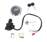 Aramox Ensemble de Verrouillage de Commutateur d'allumage, Jeu de Clés de Verrouillage de Bouchon de Carburant de Commutateur d'allumage en Métal pour YZF R1 R6 R6S, Installation Facile avec des