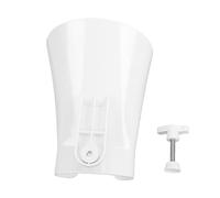 Aramox Entonnoir à Farine à Large Ouverture, Accessoire de Cuisson pour Batteur sur Socle en ABS avec Clip Réglable, Guide de Réduction des Déversements et Conception Lavable au Lave-vaisselle, pour
