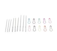 Aramox Épingles de sûreté Colorées, Marqueurs de Points en Forme de Citrouille en Acier Inoxydable, Ensemble de 300 Pièces pour la Couture, l'artisanat du Tricot et l'organisation de Projets
