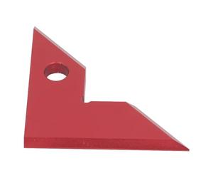 Aramox Équerre de Travail du Bois, équerre de Charpentier en Alliage d'aluminium, Règle à Angle Droit de 45 et 90 Degrés, Outil de Mesure Portable épaissi pour la Disposition de Coupe d'établi de