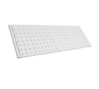 Aramox Étagère de Tension de Placard, Support de Rangement Extensible en Tube d'acier, Organisateur d'étagère Réglable de 42 Cm, Séparateur 'Espace sans Clous pour Armoire, Armoire, de Salle de