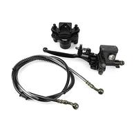 Aramox Étrier de Frein à Disque arrière, système d'étrier de Frein à Disque arrière hydraulique rembourré Noir pour Quad ATV Dune