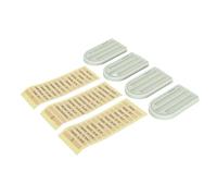 Aramox Étui à Aiguilles en Plastique à 3 Compartiments, Organisateur de Couture Portable, Rangement Robuste et Compact pour Aiguilles, épingles, Perles, Kit d'artisanat de Voyage (4 pièces Vert)