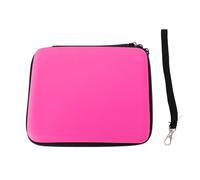 Aramox Étui de Transport Rigide EVA pour Console 2DS, Sac Portable avec Poche en Maille et 8 Emplacements pour Cartes de Jeu, Rose