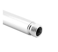 Aramox Extension de Bras de Douche 10 Pouces Extension de Bras de Douche en Acier Inoxydable 201 chromé G1 2 Ajustement Universel pour Salle de Bain Réglage de la Hauteur de la à Main (201 acier