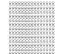Aramox Eyelettes de 8 Mm, 201 en Acier Inoxydable, 300 Ensembles œillets Multifonctionnels pour Ceintures Crafts en Cuir Sandales avec Laveuses avec Laveuse (SILVER)