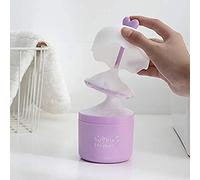 Aramox Fabricant de Mousse de Lavage du Visage, Créateur de Bulles pour Nettoyant Fouetté, Tasse à Crème Riche avec Nettoyage en Profondeur, Violet