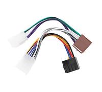 Aramox Faisceau de Câbles ISO Connecteur Audio Stéréo de Voiture ABS 15 Cm Câble de Connexion Intérieur à Ajustement Direct pour Installation Radio de Haut-parleur pour Aurion Avalon Avensis