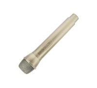 Aramox Faux Microphone, Accessoire de karaoké en Plastique Réaliste avec Détails Authentiques pour Cosplay et Soirées à Thème 2,5 X 23,5 Cm (GOLD)