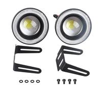 Aramox Feu Antibrouillard de Voiture, 2pcs Feu Antibrouillard de Voiture 3,5 Pouces LED Halo Ring Lamp 30W 1200LM 6000k à 7000K COB Aperture DRL Driving Light