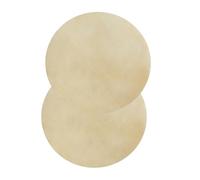 Aramox Fibre de Collagène Forte, Tête de Tambour de Remplacement de Tête de Tambour en Peau de Mouton épaisse pour Bongo, Africains, de en Peau de Mouton (9,0 pouces)