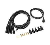 Aramox Fil de Bougie D'allumage de 8 Mm, Longueur de 1 M, Jeu de Fils de Bougie D'allumage Stable à Haute efficacité pour Voitures Classiques à 4 Cylindres