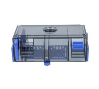 Aramox Filtre pour Petit Aquarium, Système de Filtration Goutte à Goutte, Débit d'eau Réglable, Filtre Suspendu Double Face pour Réservoir de Tortue