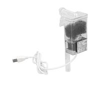 Aramox Filtre Suspendu pour Aquarium Filtration Efficace Fonctionnement Silencieux Filtre Externe Réglable Permettant D'économiser de l'espace pour Aquarium de Moins de 35 Cm Plastique