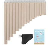 ARAMOX flûte de Pan 16 tuyaux Flûte de Pan 16 Pipes Clé C avec Sac de Transport en Carton pour Enfants Adultes Débutants