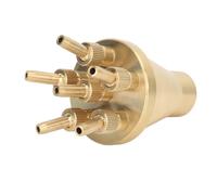 Aramox Fontaine en Cuivre Buse Pulvérisation Directe Universelle Réglable | Fabriqué en Cuivre , Connexion Filetée Interne, Idéal pour Jardins et Grandes Fontaines, Usage Extérieur Durable