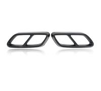 Aramox Garniture de Cache de Silencieux D'échappement, Paire de Cache de Tuyau D'échappement Arrière en Plastique ABS de Remplacement pour W206(en fibre de carbone)
