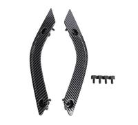 Aramox Garniture de Couvercle de Poignée de Porte Intérieure, Paire JK 2011-2018 Couvercle de Poignée de Porte en Fibre de Carbone côté Gauche Droit