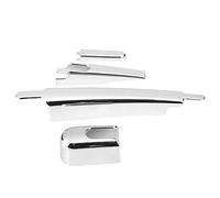 Aramox Garniture de couverture de lame d'essuie-glace arrière chrome pour voiture - Décoration pare-brise style voiture pluie fenêtre lame de rechange