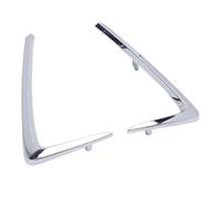 Aramox Garniture Latérale de Calandre Avant de Voiture, Argent chromé, Pare-choc Avant, Bande de Calandre Latérale de Remplacement, Snap Fit 53124 WB001 pour IA 2016 2017 2018