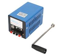 Aramox Générateur de Manivelle Portable 20 W Chargeur Dynamo D'urgence USB Haute Puissance avec Boîtier en Métal pour le Sauvetage de Survie en Camping en Plein Air