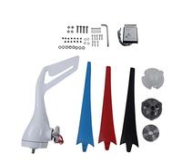 Aramox Générateur de Vent Générateur de Vent 400 W avec 3 Pales en Nylon Aimant Permanent triphasé Faible Vitesse de Démarrage Direction Automatique du pour une Utilisation Marine à la Ferme (DC24V)