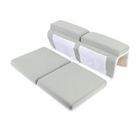 Aramox Genouillère de Baignoire, Coudière en Néoprène, Tapis à Genoux pour le Bain de bébé, Antidérapant, Confortable, Repose-genoux et Coudières, Organisateur de Poche de Rangement Pratique