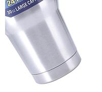Aramox Gobelet Isotherme en Acier Inoxydable de 850,5 G avec Couvercle et Paille, Tasse Isolée à Double Paroi pour le Sport, les Voyages, le Bureau, la Voiture, le Camping, le Pique-nique, Léger,