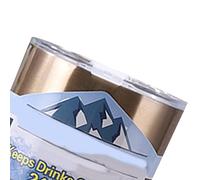 Aramox Gobelet Isotherme en Acier Inoxydable de 850,5 G avec Couvercle et Paille, Tasse Isolée à Double Paroi pour le Sport, les Voyages, le Bureau, la Voiture, le Camping, le Pique-nique, Léger,