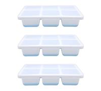 Aramox Grand Plateau de Glaçons fabriqué à Partir de Silicone de qualité en Plastique et de qualité Alimentaire avec Couvercle Détachable, 2 Pack, adapté aux Cocktails, Whisky, Glace